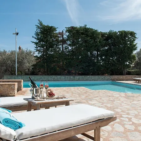 Villa In Peloponnese By Sandy & Pool